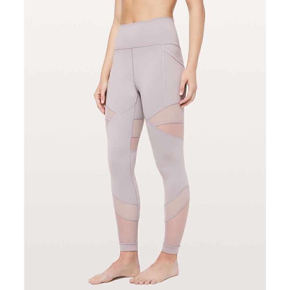 Lululemon Forget The Sweat Tight *25" Dark Chrome Women's Size 6 Athletic